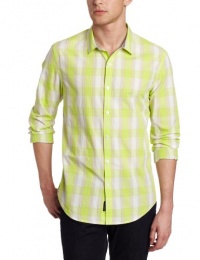 Calvin Klein Jeans Men's Throttle Plaid Long Sleeve Woven Calvin Klein Jeans Men's Throttle Plaid Long Sleeve Woven