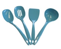 Calypso Basics Utensil Set of 4, Turquoise Calypso Basics Utensil Set of 4, Turquoise