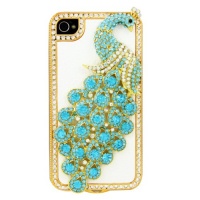 Baixt Super Luxury Designer Crystal Bling Animal Cartoon Pattern Hard Case Cover for Apple iPhone 4 4S (White Gold) Baixt Super Luxury Designer Crystal Bling Animal Cartoon Pattern Hard Case Cover for Apple iPhone 4 4S (White Gold)
