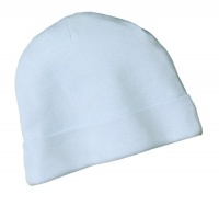 Infant Jersey Beanie Cap, Color: Light Blue, Size: One Size