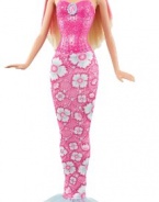 Barbie Color Magic Blonde Mermaid Doll, Pink