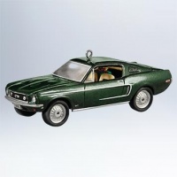 Hallmark 1968 Ford Mustang GT #21 2011 Ornament - QX8847 Hallmark 1968 Ford Mustang GT #21 2011 Ornament - QX8847