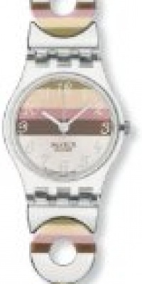 Swatch Women's LK258G Quartz Stainless Steel Silver Pink Brown Dial Measures Seconds Watch Swatch Women's LK258G Quartz Stainless Steel Silver Pink Brown Dial Measures Seconds Watch
