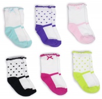 Carter's Hosiery Baby-girls Newborn Six Pack Mary Jane Comp Sock Carter's Hosiery Baby-girls Newborn Six Pack Mary Jane Comp Sock
