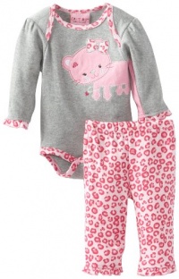 Carter's Watch the Wear Baby-Girls Newborn Kitty Bodysuit Pant Set, Dark Pink, 0-3 Months Carter's Watch the Wear Baby-Girls Newborn Kitty Bodysuit Pant Set, Dark Pink, 0-3 Months