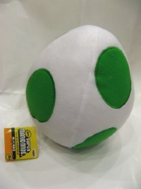 SUPERMARIOBROS: Super Mario White Yoshi Egg Plush SUPERMARIOBROS: Super Mario White Yoshi Egg Plush