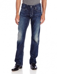 True Religion Men's Bobby Straight Fit Bluestone Big QT Jean in Wind Blown True Religion Men's Bobby Straight Fit Bluestone Big QT Jean in Wind Blown