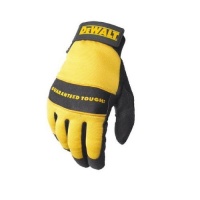 Dewalt DPG20L All Purpose Synthetic Leather Palm Spandex Back Velcro Wrist Work Glove, Large Dewalt DPG20L All Purpose Synthetic Leather Palm Spandex Back Velcro Wrist Work Glove, Large