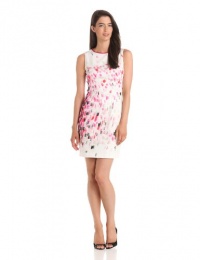 ELIE TAHARI Women's Emory Celebration Printed Sleeveless Sheath Dress, Full Bloom, 6 ELIE TAHARI Women's Emory Celebration Printed Sleeveless Sheath Dress, Full Bloom, 6