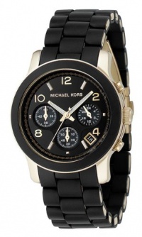 Michael Kors Quartz, Black Dial with Black Goldtone Bracelet - Womens Watch MK5191