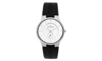 Skagen Men's 433LSLC Black Leather Watch Skagen Men's 433LSLC Black Leather Watch
