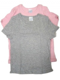 Greendog XS Cotton Basic Tees Pink and Gray Greendog XS Cotton Basic Tees Pink and Gray