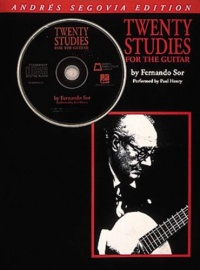 Andres Segovia - 20 Studies for the Guitar: Book/CD Pack Andres Segovia - 20 Studies for the Guitar: Book/CD Pack