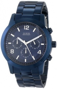 GUESS Men's U0123G3 Analog Display Quartz Blue Watch GUESS Men's U0123G3 Analog Display Quartz Blue Watch