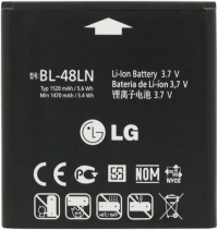 LG EAC61700601 Lithium Ion Battery for LG BL-48LN - Original OEM - Non-Retail Packaging - Black LG EAC61700601 Lithium Ion Battery for LG BL-48LN - Original OEM - Non-Retail Packaging - Black