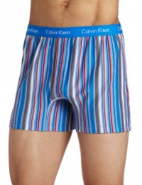Calvin Klein Men's Knit Slim Fit Boxer, Magner Stripe, Small Calvin Klein Men's Knit Slim Fit Boxer, Magner Stripe, Small