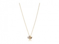 Juicy Couture Necklace, 16 Gold-Tone Love and Luck Charm Pendant Necklace Juicy Couture Necklace, 16 Gold-Tone Love and Luck Charm Pendant Necklace