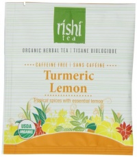 Rishi Tea, Turmeric Lemon, 15-Count Rishi Tea, Turmeric Lemon, 15-Count