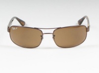New Ray Ban RB3445 014/57 Brown/Crystal Brown Lens 61mm Polarized Sunglasses New Ray Ban RB3445 014/57 Brown/Crystal Brown Lens 61mm Polarized Sunglasses