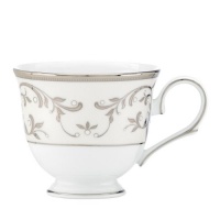 Lenox 834207 Opal Innocence Silver Footed Tea Cup, White