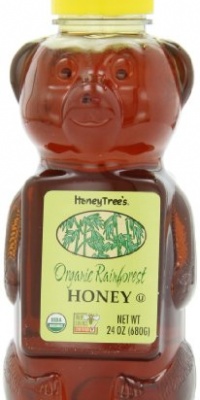 HoneyTree's Organic Rainforest Honey, 24-Ounce Plastic Bears (Pack of 3) HoneyTree's Organic Rainforest Honey, 24-Ounce Plastic Bears (Pack of 3)