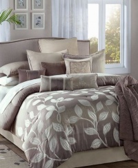 JLA Home Angelica 12 Piece Jacquard Queen Comforter Set JLA Home Angelica 12 Piece Jacquard Queen Comforter Set