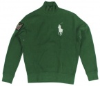 Polo Ralph Lauren Men's French-Rib Half Zip Big Pony Sweater