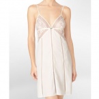 Calvin Klein Women's Ck Chemise, Ivory, Small