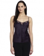 Calvin Klein Women's Nocturnal Elegance Camisole, Intricate Plum, Small