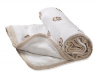 aden + anais Muslin Stroller Blanket, Safari Friends Monkey aden + anais Muslin Stroller Blanket, Safari Friends Monkey
