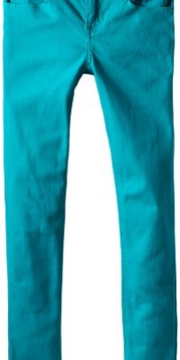 Baby Phat Girls 7-16 Embroidered Twill Pant, Dark Turquoise, 16 Baby Phat Girls 7-16 Embroidered Twill Pant, Dark Turquoise, 16