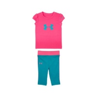 Under Armour Baby-Girls Infant Shattericon Tee Set, Pink/Blue, 18 Months Under Armour Baby-Girls Infant Shattericon Tee Set, Pink/Blue, 18 Months