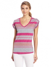 Calvin Klein Performance Women's Multi-Color Stripe Tee