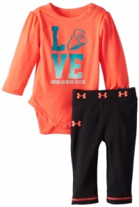 Under Armour Baby-Girls Newborn Love Cheer Bodysuit Set, NeoPulse, 6-9 Months Under Armour Baby-Girls Newborn Love Cheer Bodysuit Set, NeoPulse, 6-9 Months