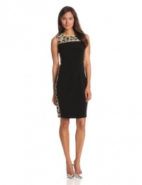 ELIE TAHARI Women's Emory Dress, Sour Watermelon, 6 ELIE TAHARI Women's Emory Dress, Sour Watermelon, 6