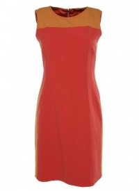 Elie Tahari Women's Emory Dress Coral Orange Spice 10 Elie Tahari Women's Emory Dress Coral Orange Spice 10