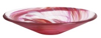 Kosta Boda Tempera Centerpiece Dish, Pink Kosta Boda Tempera Centerpiece Dish, Pink