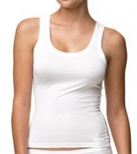 Calvin Klein Women's Modal Layer Tank, White, Small Calvin Klein Women's Modal Layer Tank, White, Small