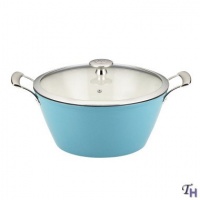 Dansk Mario Batali Light Cookware Round Casserole 6 Quart Turquoise Dansk Mario Batali Light Cookware Round Casserole 6 Quart Turquoise