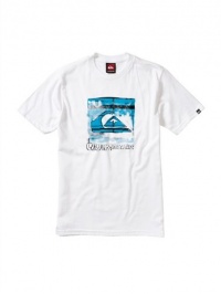 Quiksilver - Boys Waterlogged Bt0 Ws1 T-Shirt, Size: Medium, Color: White Quiksilver - Boys Waterlogged Bt0 Ws1 T-Shirt, Size: Medium, Color: White