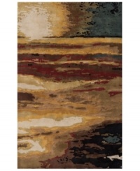 Featuring a lush landscape captured in beautiful brushstrokes, this Momeni area rug is a true Impressionist masterpiece. Every element is brought to life in a radiant color palette, hand-tufted in India from incredibly soft New Zealand wool. Featuring a lush landscape captured in beautiful brushstrokes, this Momeni area rug is a true Impressionist masterpiece. Every element is brought to life in a radiant color palette, hand-tufted in India from incredibly soft New Zealand wool.