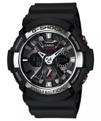 Casio G Shock Analog Digital Black Dial Men's Watch - GA200-1A Casio G Shock Analog Digital Black Dial Men's Watch - GA200-1A