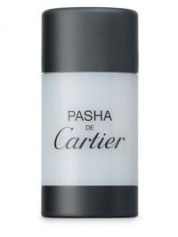 A fresh and classical scent for men with a passion for beautiful things. To indulge in Pasha de Cartier is to choose a masculine perfume that shares the serenity of elegance and an irresistible virility. 2.5 oz. 