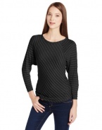 Calvin Klein Jeans Women's Striped Dolman Sleeve Tee