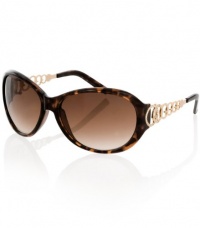 G by GUESS Women's Plastic Sunglasses with Ring Temples G by GUESS Women's Plastic Sunglasses with Ring Temples