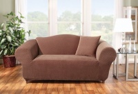 Sure Fit Stretch Stone 1-piece Sofa Slipcover, Chocolate Sure Fit Stretch Stone 1-piece Sofa Slipcover, Chocolate