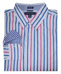 Tommy Hilfiger Men's Slim-Fit Striped Pottery Shirt Tommy Hilfiger Men's Slim-Fit Striped Pottery Shirt