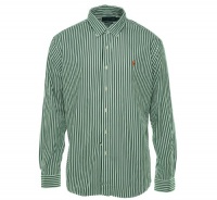 Polo Ralph Lauren Custom-Fit Striped Sueded Poplin Polo Ralph Lauren Custom-Fit Striped Sueded Poplin