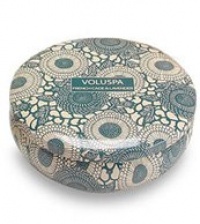Voluspa Decorative 3 Wick Candle inTin/French Cade & Lavender, 12oz Tin Voluspa Decorative 3 Wick Candle inTin/French Cade & Lavender, 12oz Tin