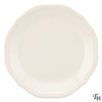 Lenox French Perle Bead Dinner Plate, 10.75-Inch, White Lenox French Perle Bead Dinner Plate, 10.75-Inch, White